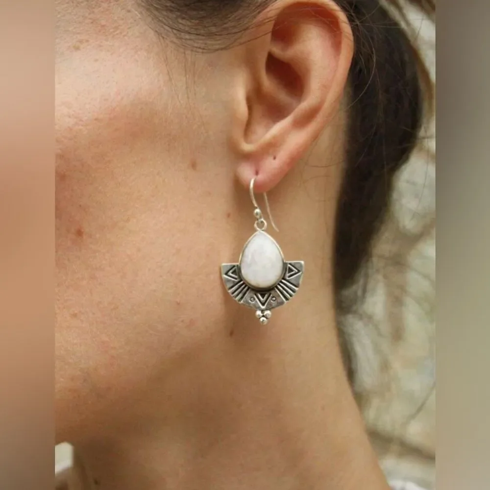 boho dangle earrings A777